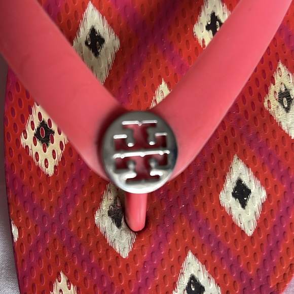 TORY BURCH Traveler Square Party Flip Flop, Sixe 10 - Picture 7 of 8